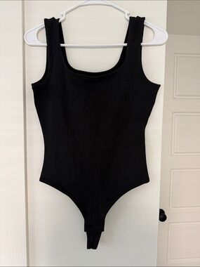 Madewell Wide-Strap Tank Thong Bodysuit